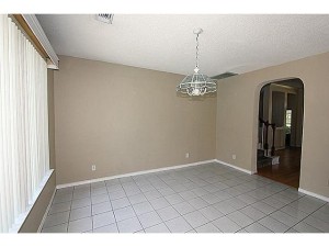 Dining Area With Beautiful View of Back Yard