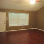 Living Area with Laminated Wood Flooring