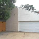 Rear of property