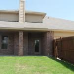 Rear covered patio