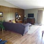 Another view of the living area, sliding glass door give you ton